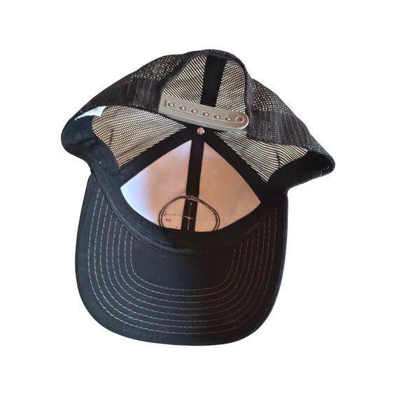 Colorado Patch Mesh Trucker Hat Black & Gray Adjustable Snapback Cap Made In Vie - Picture 4 of 5